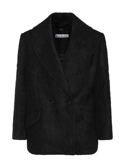 Straight Hem Jacket Black - ACNE STUDIOS - BALAAN 2