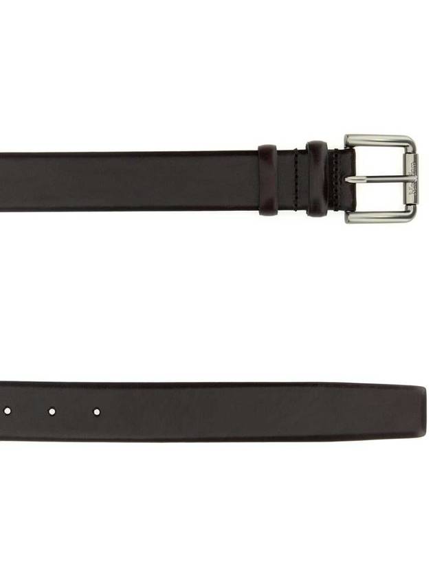 Wetreader35 leather belt dark brown - MAX MARA - BALAAN 3