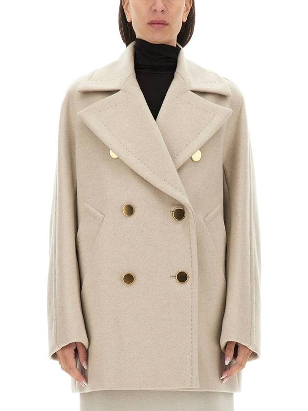 Bertha cashmere double coat beige - MAX MARA - BALAAN 2