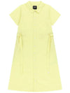 OG nylon shirt dress yellow - OFFGRID - BALAAN 1