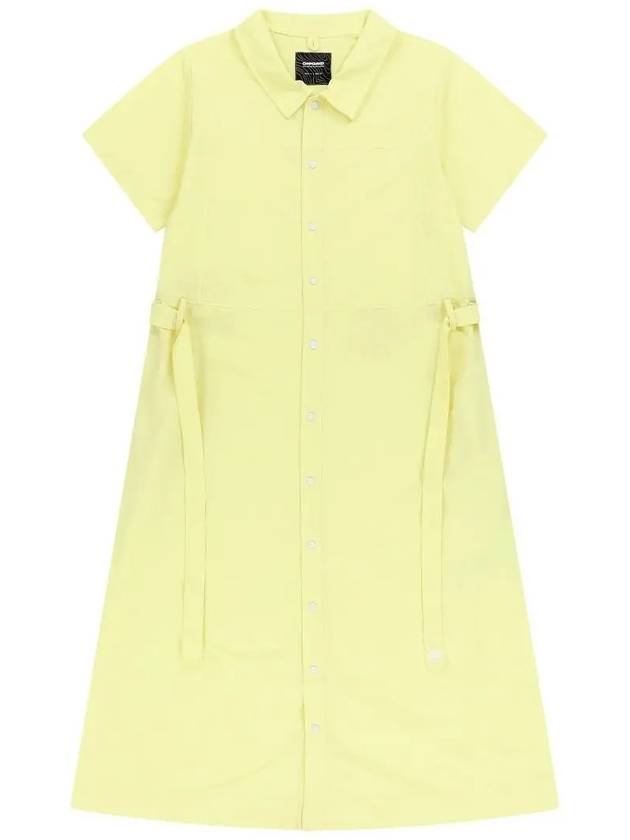 OG nylon shirt dress yellow - OFFGRID - BALAAN 1