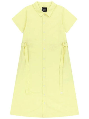 OG nylon shirt dress yellow - OFFGRID - BALAAN 1