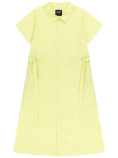 OG nylon shirt dress yellow - OFFGRID - BALAAN 1