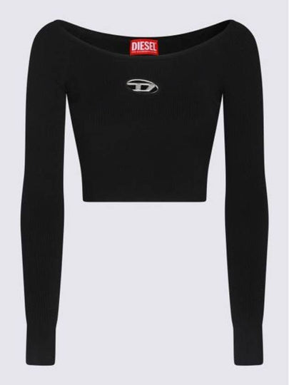 M-Vera-LS Long Sleeve T-Shirt Black - DIESEL - BALAAN 2