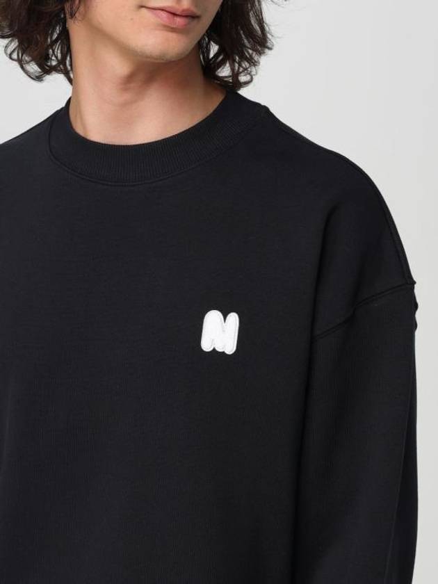 Logo Patch Sweatshirt Black - MSGM - BALAAN 4