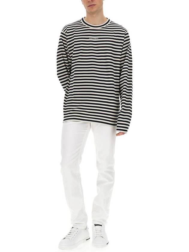 Striped T-Shirt G8RK8TG7K3P - DOLCE&GABBANA - BALAAN 3