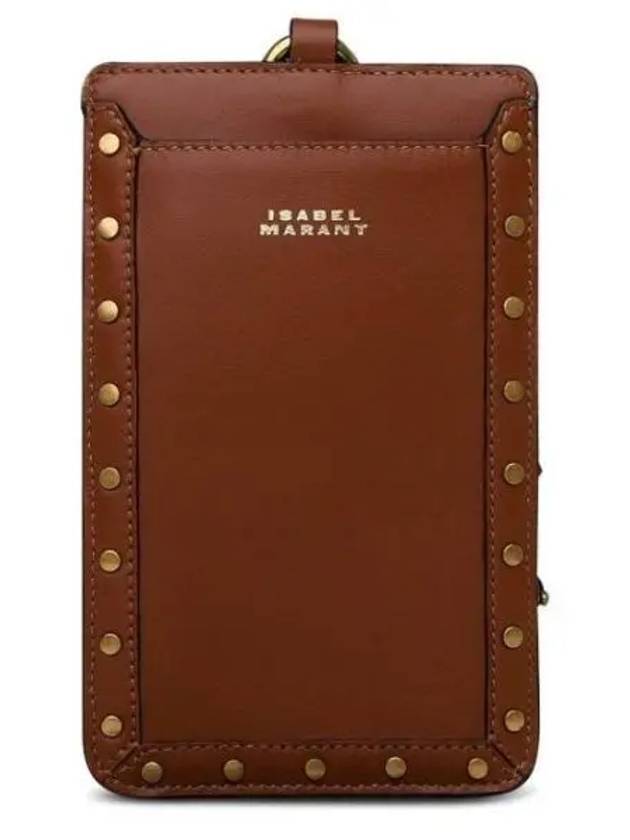 Tieli Phone Holder Brown - ISABEL MARANT - BALAAN 2