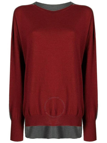 Y'S Two-Tone Wool Blend Fine-Knit Jumper, Brand Size 2 (Small) - YOHJI YAMAMOTO - BALAAN 1