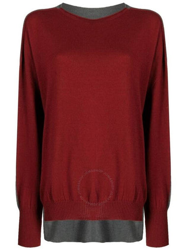 Y'S Two-Tone Wool Blend Fine-Knit Jumper, Brand Size 2 (Small) - YOHJI YAMAMOTO - BALAAN 1