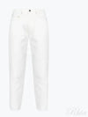 Women's Twisted Seam Straight Jeans Off-White - TOTEME - BALAAN 2