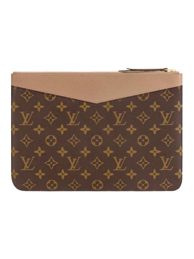 Monogram Daily Clutch Bag Brown - LOUIS VUITTON - BALAAN 1