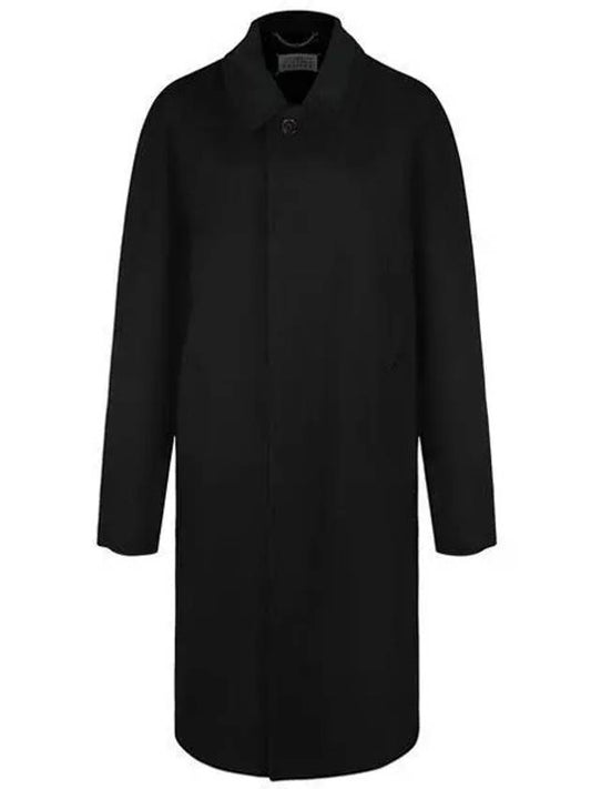 Wool Viscose Single Coat Black - MAISON MARGIELA - BALAAN 2