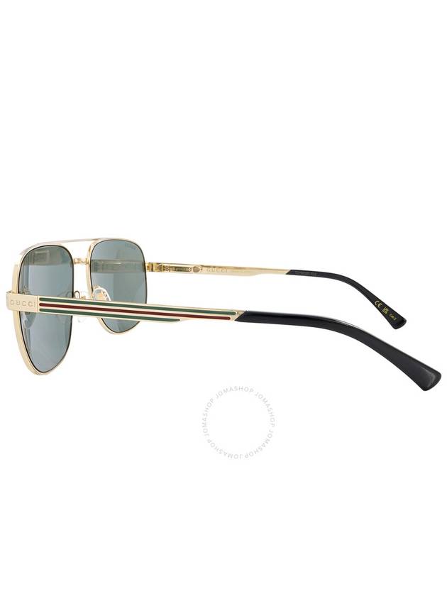 Eyewear Logo Web Sunglasses Gold - GUCCI - BALAAN 4