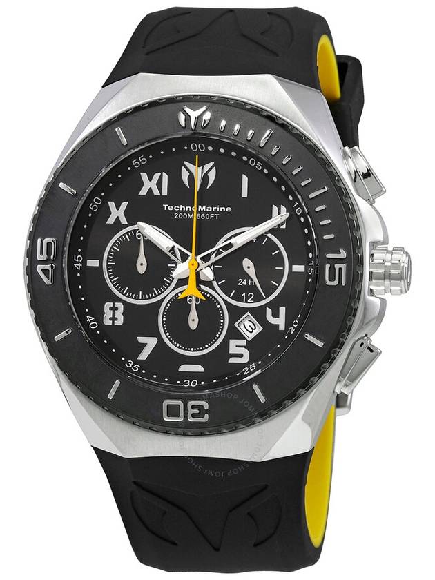 Technomarine Manta Chronograph Quartz Black Dial Men's Watch TM-215068 - TECHNOMARINE - BALAAN 1