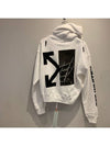 Split Arrow Overfit Hood White - OFF WHITE - BALAAN.