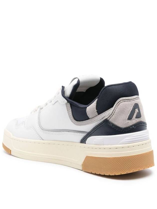 Autry Sneakers Clc In White And Blue Leather - AUTRY - BALAAN 4