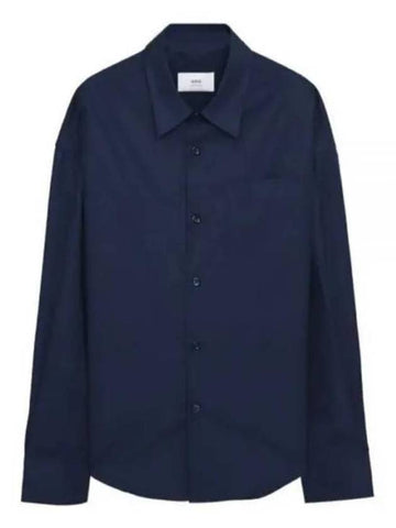 Long sleeve shirt USH125 CO0014 491 Blue NAUTIC - AMI - BALAAN 1