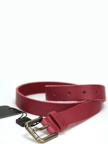 BC3428 A1377 80422 Vintage all leather skinny belt - DOLCE&GABBANA - BALAAN 1