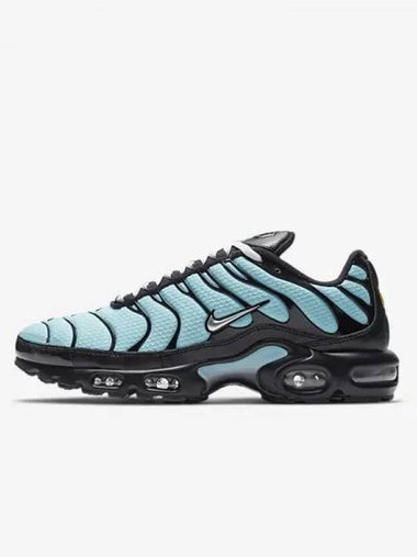 Air Max Plus Men s Sneakers Aqua Black White Metallic Silver CV8838 400 756358 - NIKE - BALAAN 1