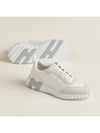 Bouncing Suede Low Top Sneakers Blanc - HERMES - BALAAN 1