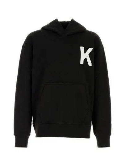 Lucky Tiger Oversized Cotton Hoodie Black - KENZO - BALAAN 2