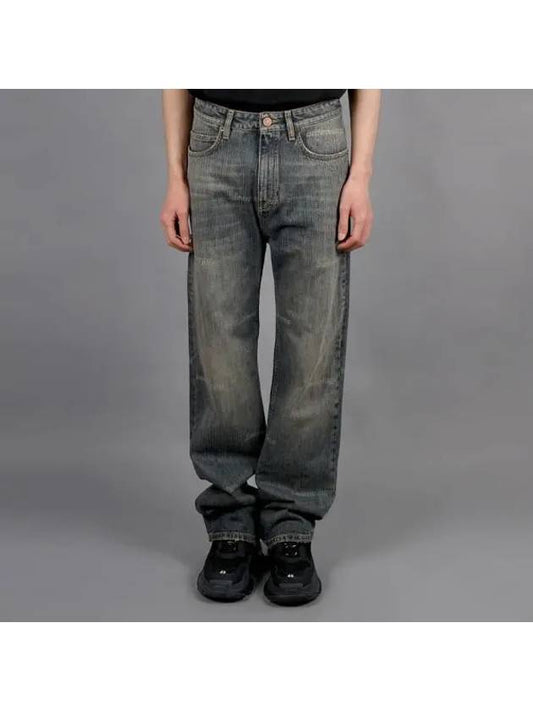 denim straight pants 745155 TNW654036 - BALENCIAGA - BALAAN 2