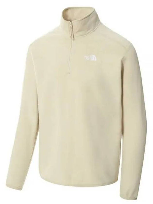 Men's 100 Glacier Hiking Fleece Anorak Beige - THE NORTH FACE - BALAAN 1