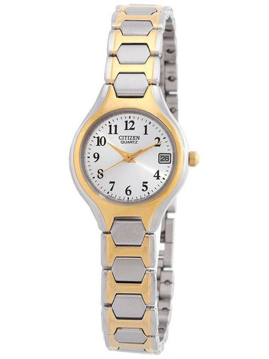 Citizen Quartz White Dial Two-Tone Ladies Watch EU2254-51A - CITIZEN - BALAAN 1