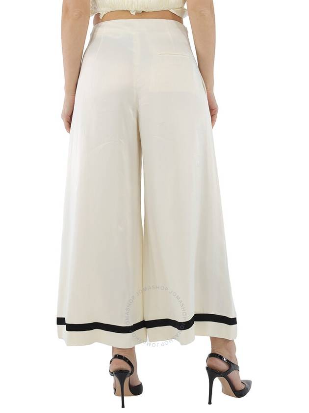 Polo Ralph Lauren White Satin Wide Leg Pants, Brand Size 2 - POLO RALPH LAUREN - BALAAN 3