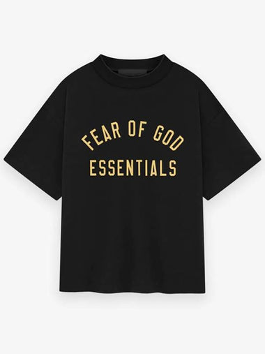 Women s Tri Blend Crew Neck T Shirt Black 125BT245440FW - FEAR OF GOD ESSENTIALS - BALAAN 1