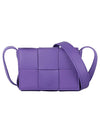 Intrecciato Cassette Small Cross Bag Purple - BOTTEGA VENETA - BALAAN 1