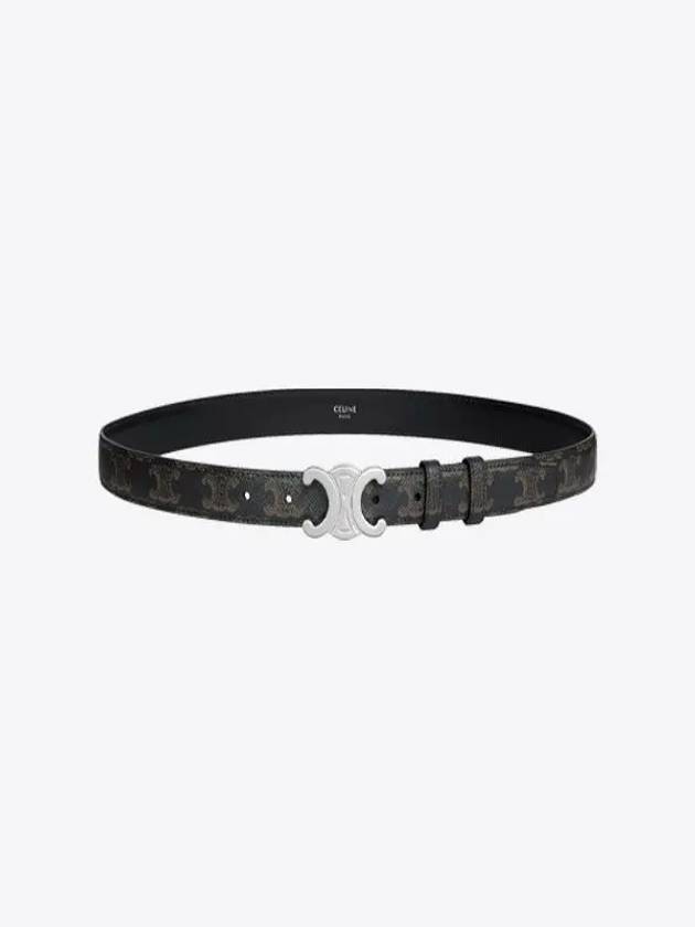 Triomphe Canvas Belt Black - CELINE - BALAAN 2