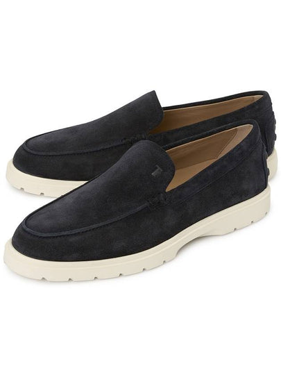 Casual Suede Slipper Loafers Navy - TOD'S - BALAAN 2