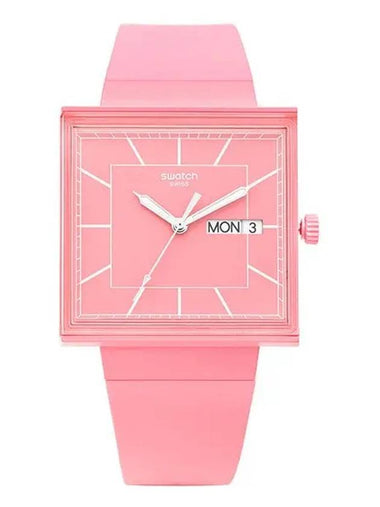 Watch SO34P700 BIOCERAMIC WHAT IF ROSE Urethane Band Women s - SWATCH - BALAAN 1