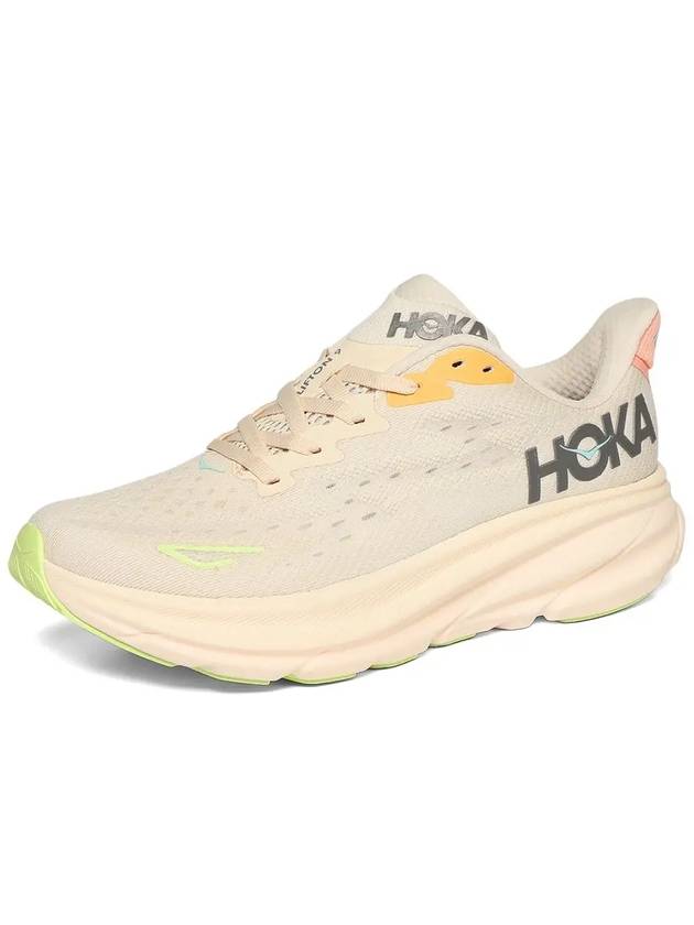 Hoka Women s Running Shoes Clifton 9 Vanilla 1127896 VLS - HOKA ONE ONE - BALAAN 3