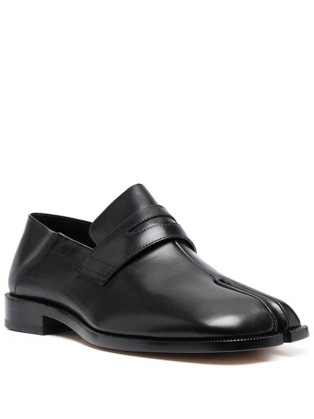 Men's Tabi Leather Loafer Black - MAISON MARGIELA - BALAAN 3