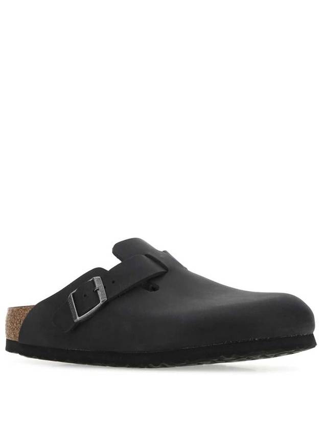 Leather Boston Sandals Black - BIRKENSTOCK - BALAAN 3