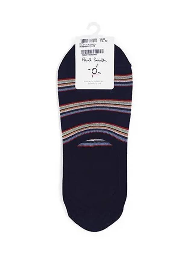 Striped Fake Cotton Socks Navy - PAUL SMITH - BALAAN 2