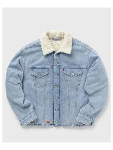 Levi s Sherpa Trucker Woven Blue 07J201 Jacket - ERL - BALAAN 1