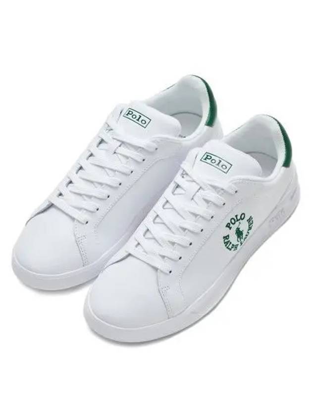 Heritage Court II Sneakers White Green - POLO RALPH LAUREN - BALAAN 1