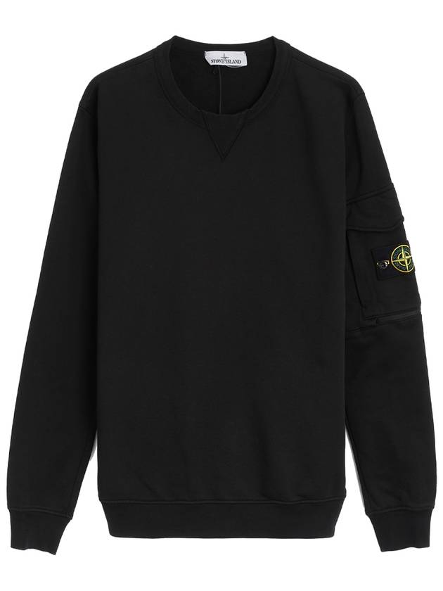 Waffen Patch Pocket Sweatshirt 2 Types Black Navy 761561151 - STONE ISLAND - BALAAN 2