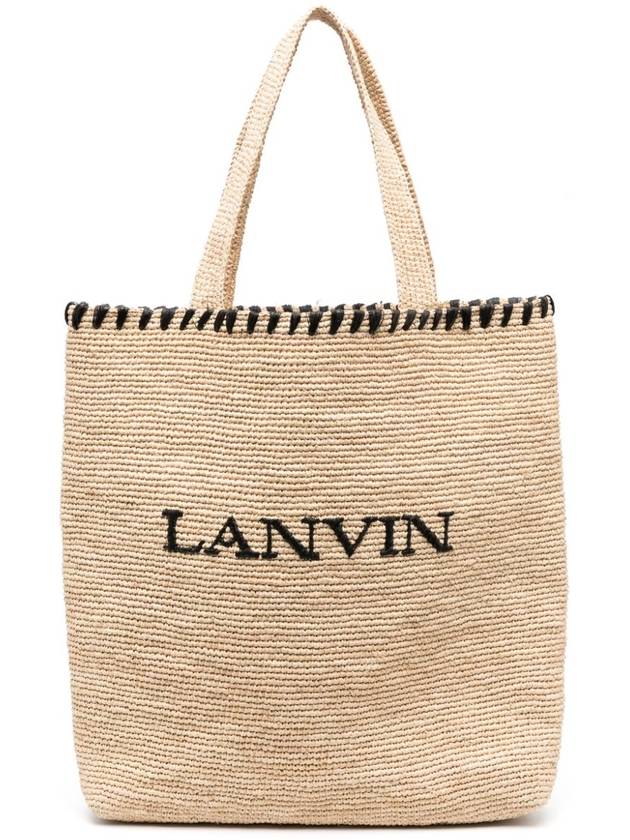 Tote Bag LWBGST00RAF1P24 6510 NATURAL BLACK - LANVIN - BALAAN 2