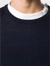 King Merino Wool Knit Top Dark Navy - A.P.C. - BALAAN 6