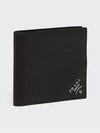 Saffiano Leather Half Wallet Black - PRADA - BALAAN 5