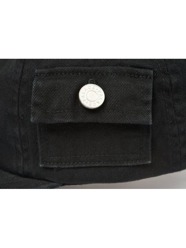 Pocket 6Panel Cap Black - PALACE - BALAAN 4