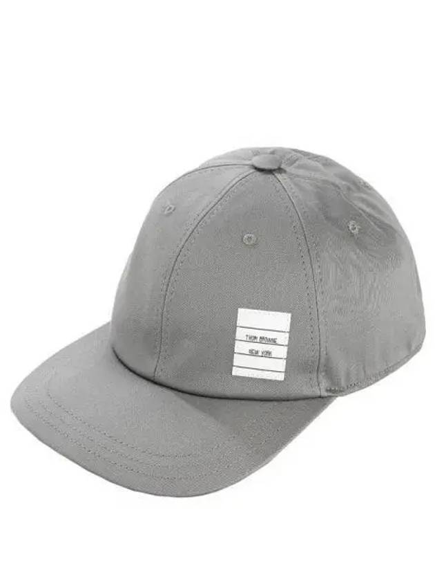 Classic Logo Patch Ball Cap Grey - THOM BROWNE - BALAAN 2