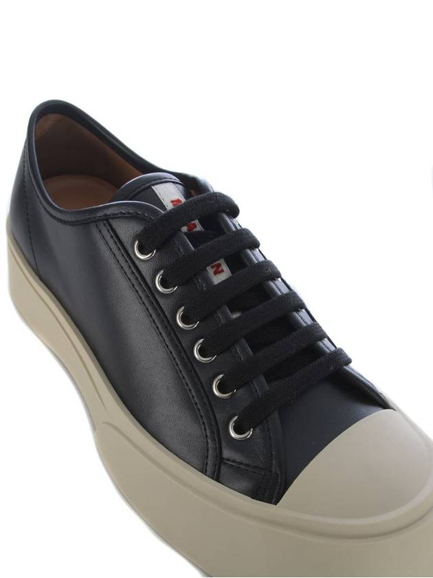 Pablo Platform Nappa Leather Low Top Sneakers Black - MARNI - BALAAN 4