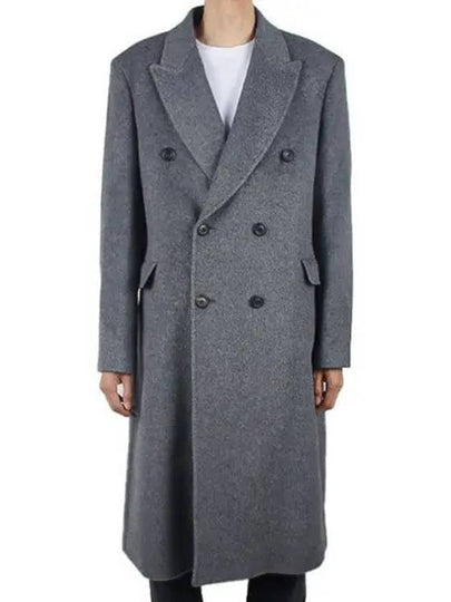 Whale Hairy Mohair Double Coat Grey - OUR LEGACY - BALAAN 2