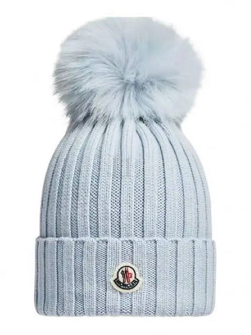 24 3B00013 M1131 710 Logo Patch Foam Beanie - MONCLER - BALAAN 1