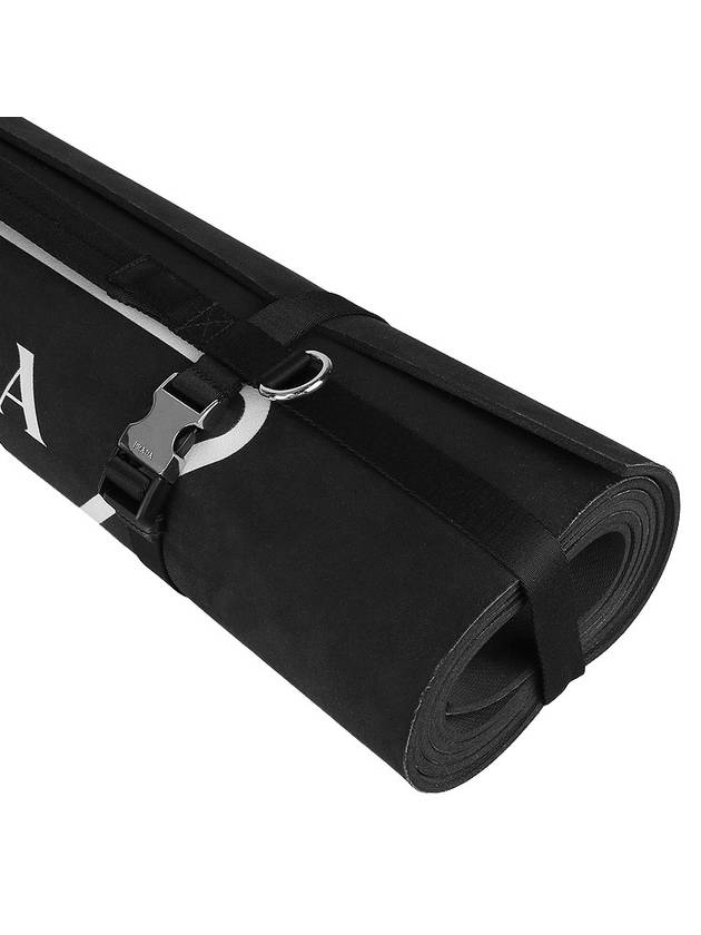 Shoulder Strap Pouch Yoga Mat Black - PRADA - BALAAN 9